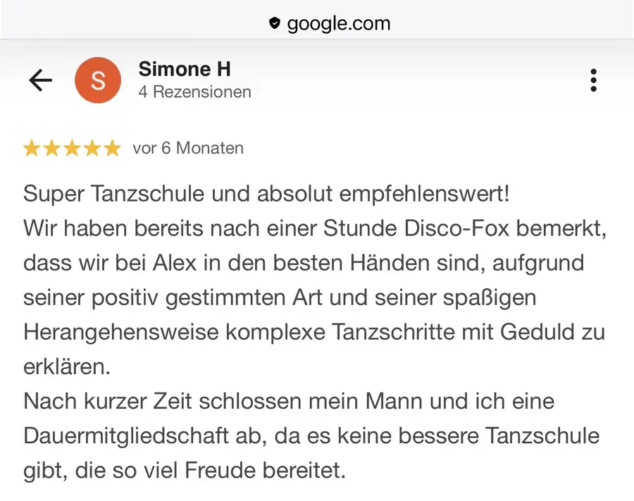 Google Bewertung 2