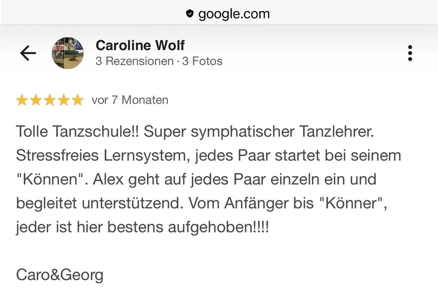Google Bewertung 4