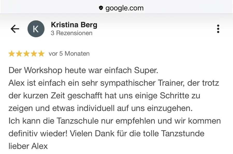 Google Bewertung 8